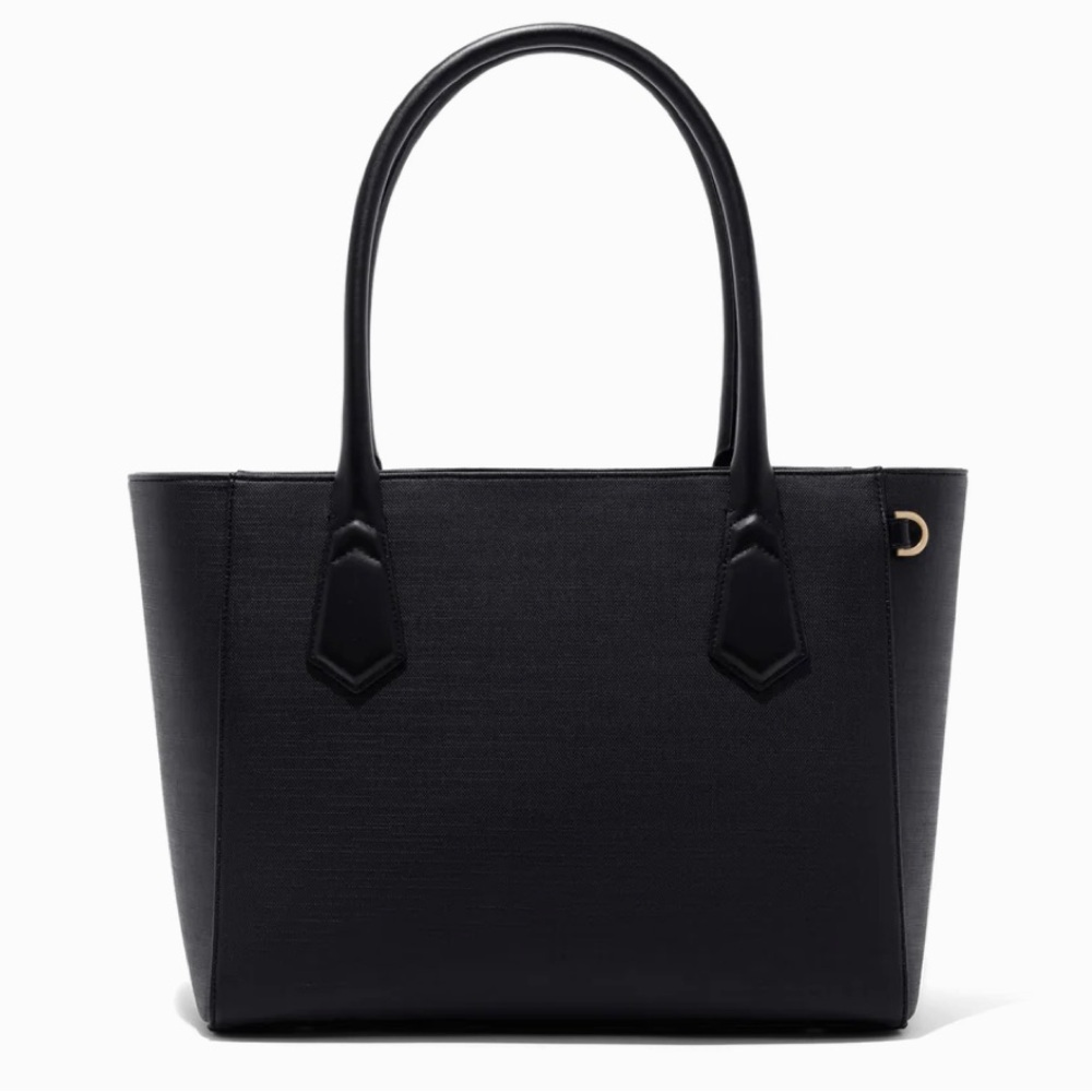 Dagne Dover Signature Tote in Onyx Black